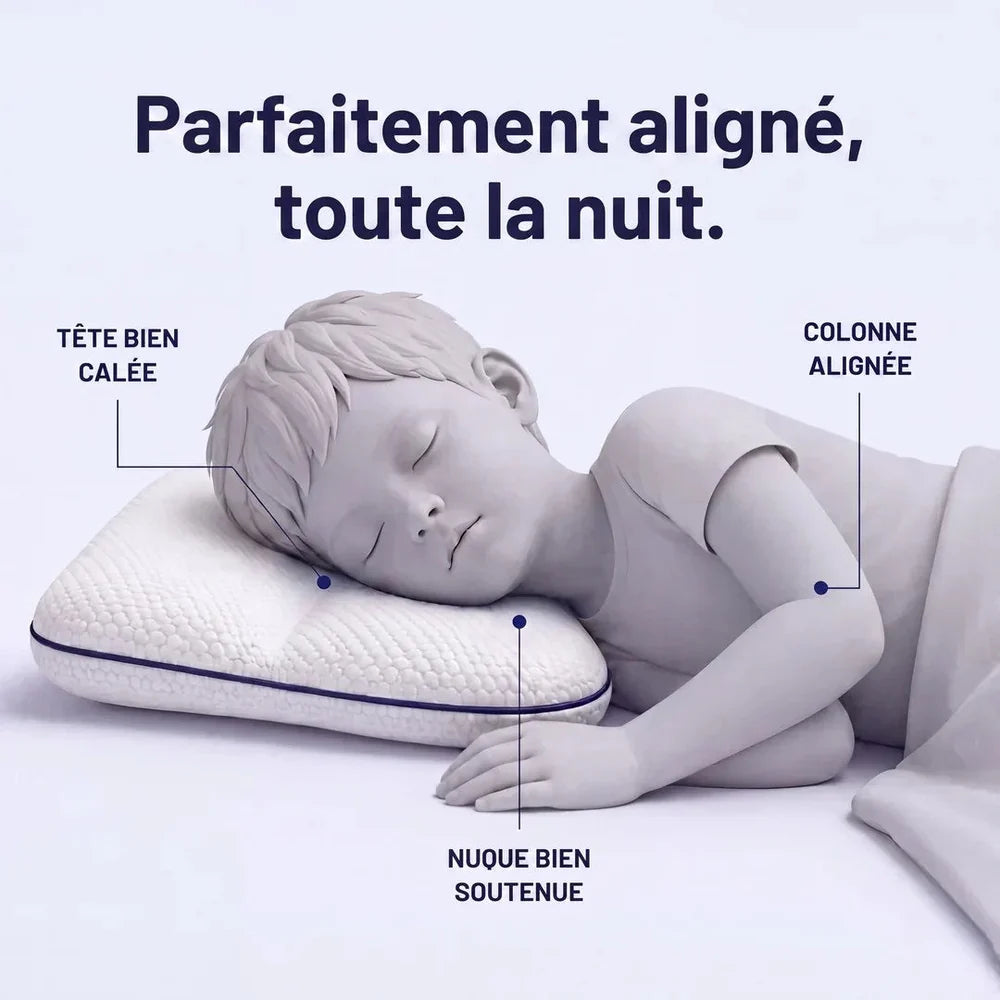 Oreiller ergonomique pour enfant