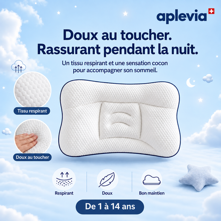 Oreiller ergonomique pour enfant