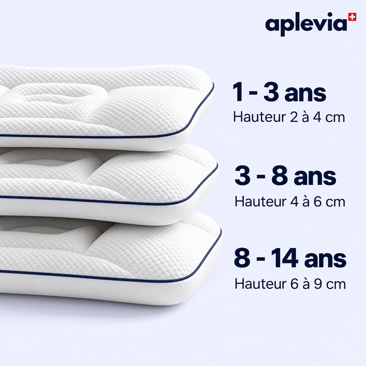 Oreiller ergonomique pour enfant