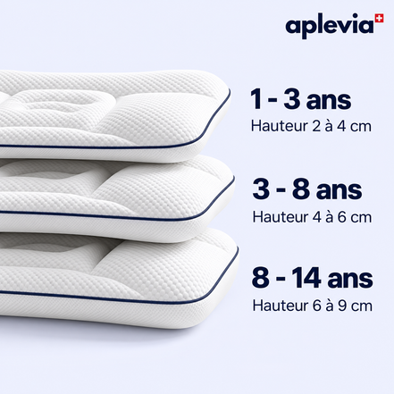 Oreiller ergonomique pour enfant